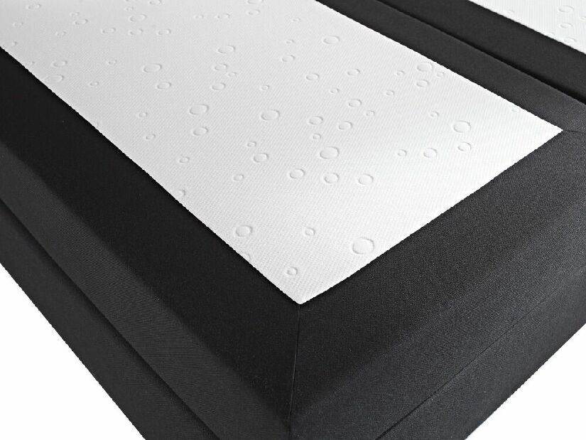 Bračni krevet Boxspring 180 cm PREMIER (s madracima) (crna)
