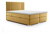 Bračni krevet Boxspring 180 cm Pugno (boja vrhnja) (s prostorom za odlaganje)