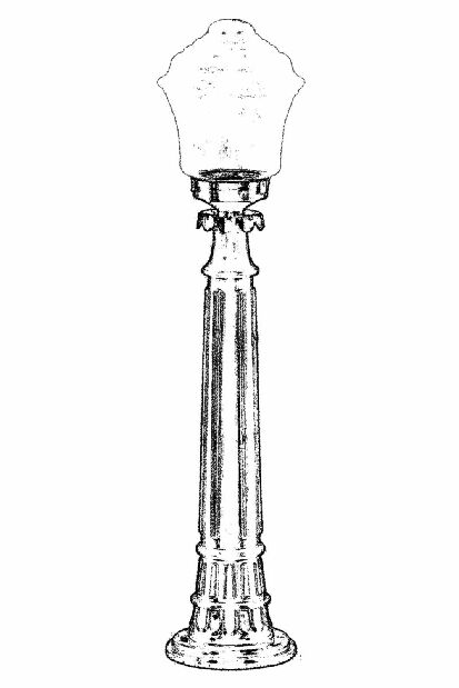 Vanjska podna svjetiljka Suki (crna)