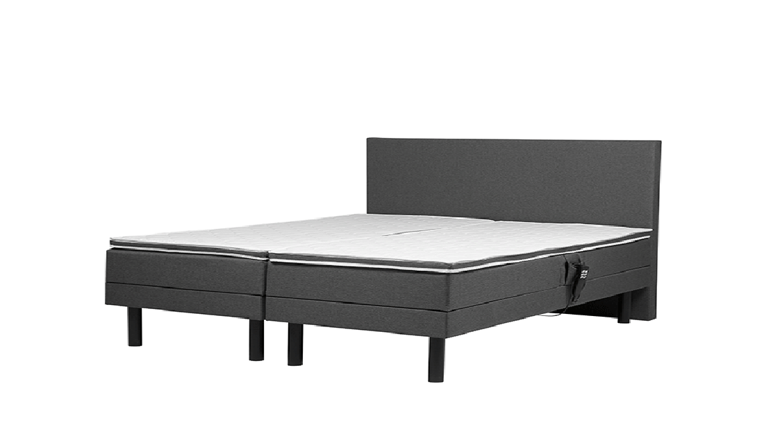 Bračni krevet 180 cm ERLE (siva)