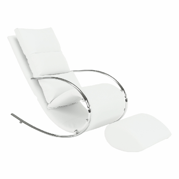 Fotelja za ljuljanje Reta (bijela) 