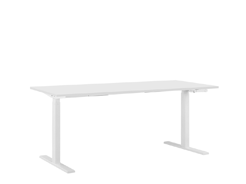 Pisaći stol- DESIRA II (180x80 cm) (bijela) (ručno podesiv)