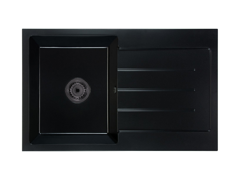 Kuhinjski sudoper Ruxom (crna) (sa 2 otvora za bateriju) (D)