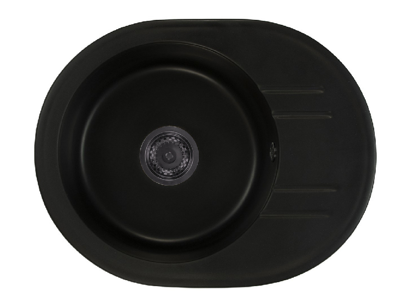 Kuhinjski sudoper Baltera (crna + tekstura) (sa 2 otvora za bateriju)