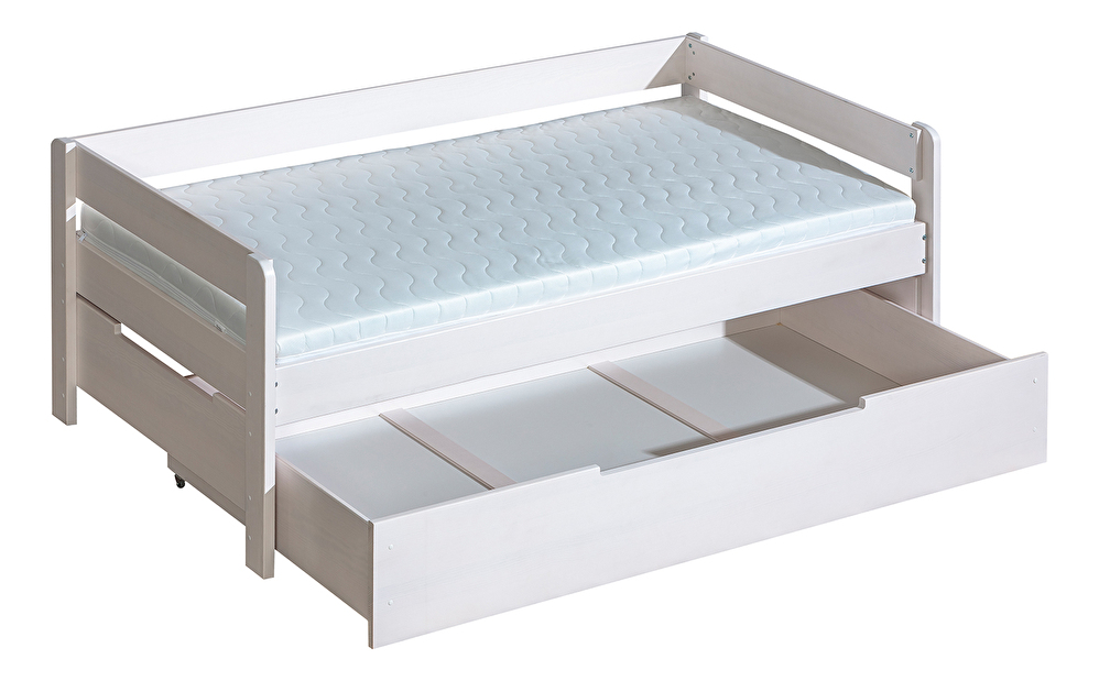 Jednostruki krevet 90 cm Balos (S podnicom i prostorom za odlaganje) 