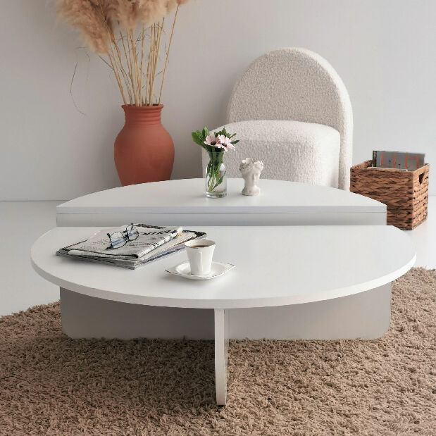 Stolić za kavu Podi (bijela)