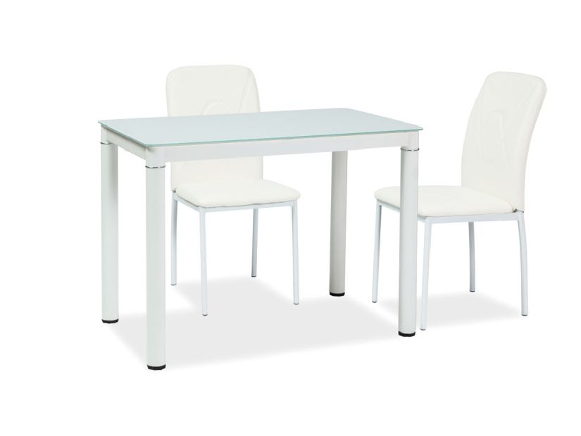 Blagovaonski stol Gabriel (bijela + bijela) (za 4 osobe)