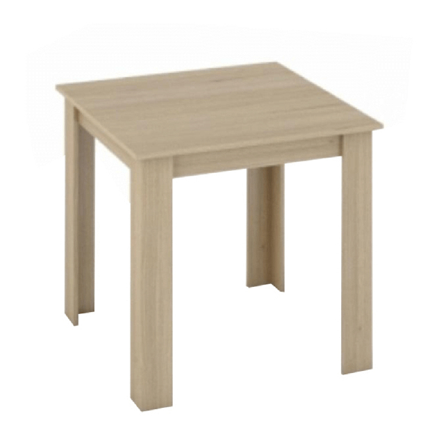 Blagovaonski stol Plat (kvadrat) (za 4 osobe) (hrast sonoma) 
