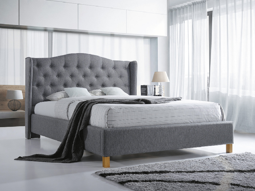 Bračni krevet 140 cm Arlie (S podnicom) (siva) *rasprodaja