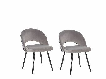 Set 2 kom. blagovaonskih stolica VIVANI (svijetlo siva)