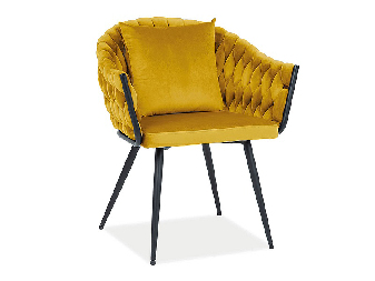 Blagovaonska stolica NoBukvao (žuta + crna)