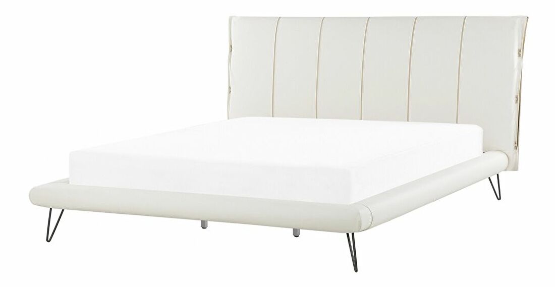 Bračni krevet 160 cm BETTEA (s podnicom) (bijela)