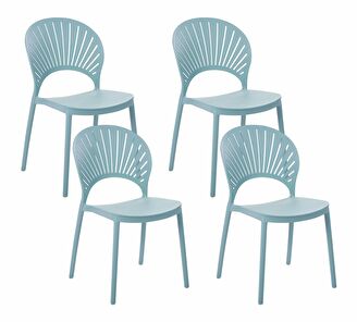 Set blagovaonskih stolica (4 kom.) Ostza (plava)