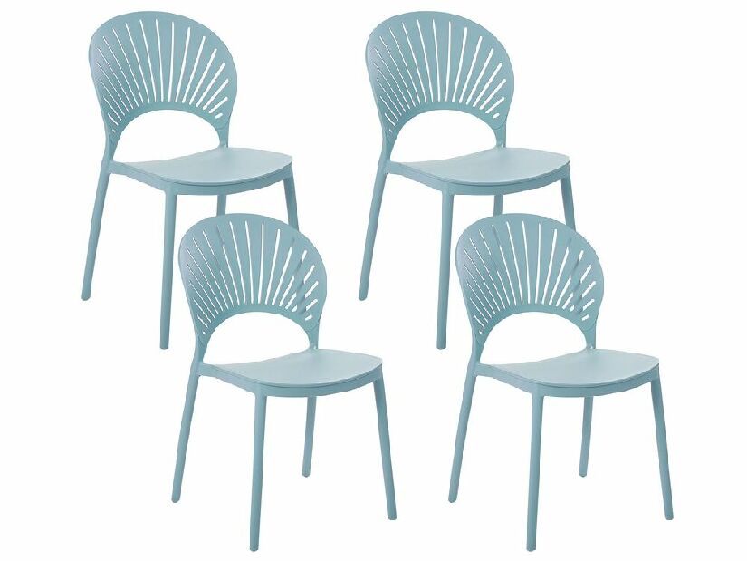 Set blagovaonskih stolica (4 kom.) Ostza (plava)