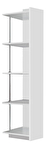 Kutni regal Paralia PD01 (bijela)