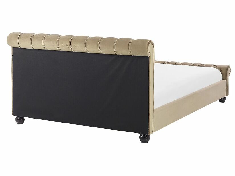 Bračni krevet 160 cm ARCHON (s podnicom) (bež)