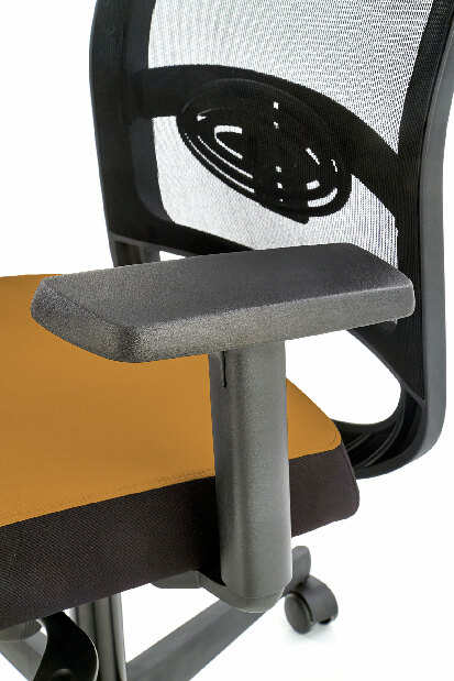 Uredska stolica Galatta (crna + boja senfa)