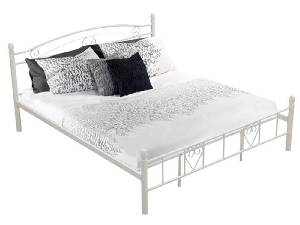 Bračni krevet 180 cm Birdie (bijela)