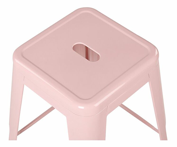 Set barskih stolica (2 kom.) 60 cm Chloe (ružičasta)