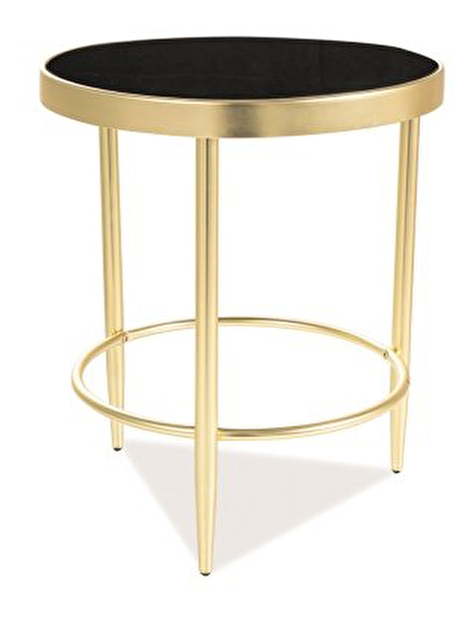 Stolić za kavu Maybell (crna + zlatna)