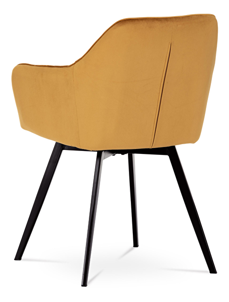 Blagovaonska stolica Danarra-425-YEL4 (žuta + crna)