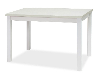 Blagovaonski stol Alfred (bijela mat + bijela mat) (za 4 osobe)