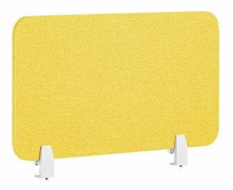 Pregrada za radni stol 72 x 40 cm Walda (žuta) 