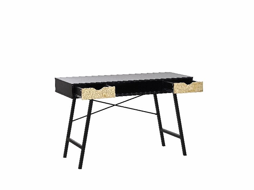 Pisaći stol CLARIUM (crna + svijetlo drvo)