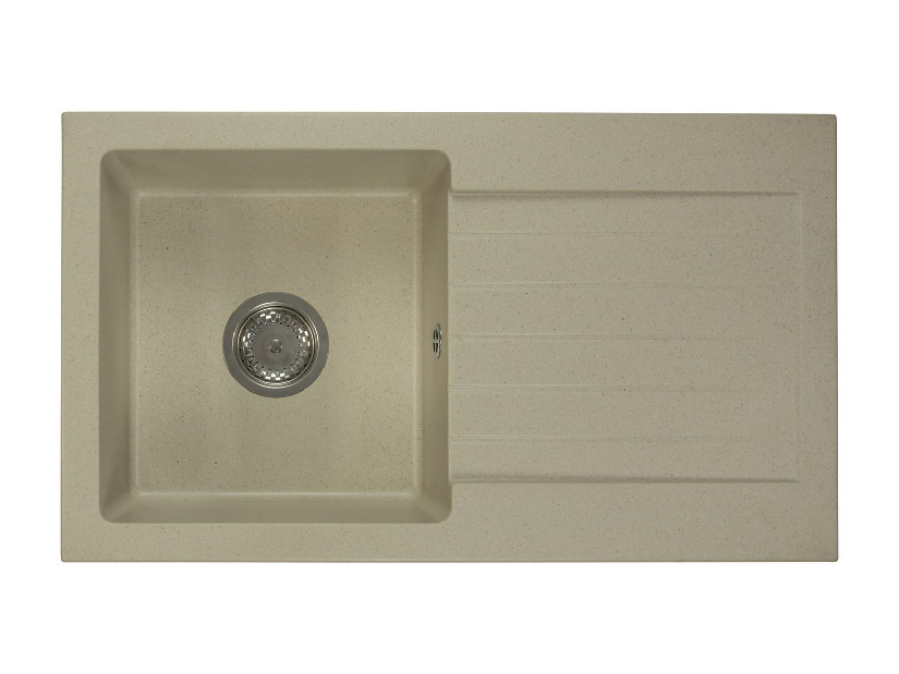 Kuhinjski sudoper Lemmion (bež) (sa 2 otvora za bateriju (D) *outlet moguća oštećenja