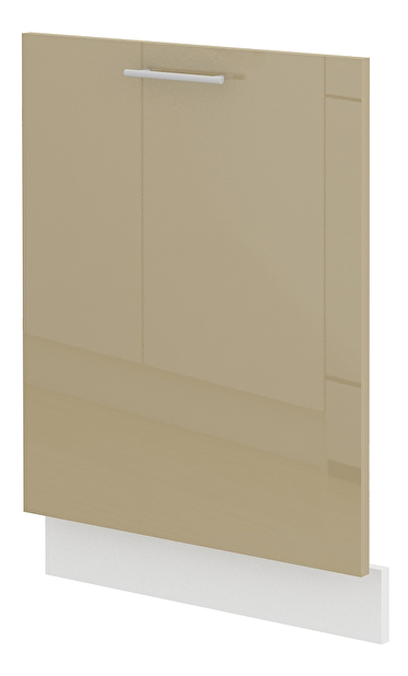 Vrata za ugrađenu perilicu posuđa Lavera ZM 713 x 596 (bijela + sjaj cappucino)