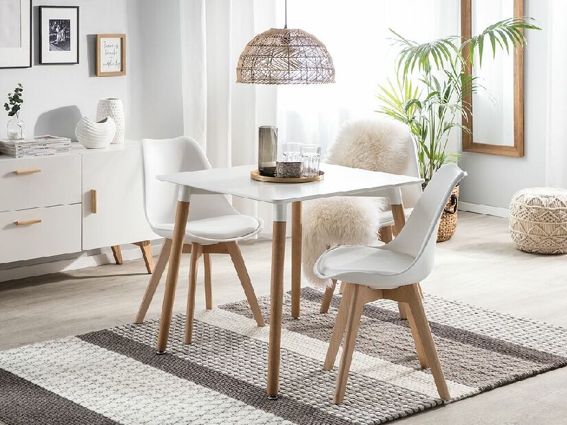 Blagovaonski stol Barto (za 4 osobe) (bijela)