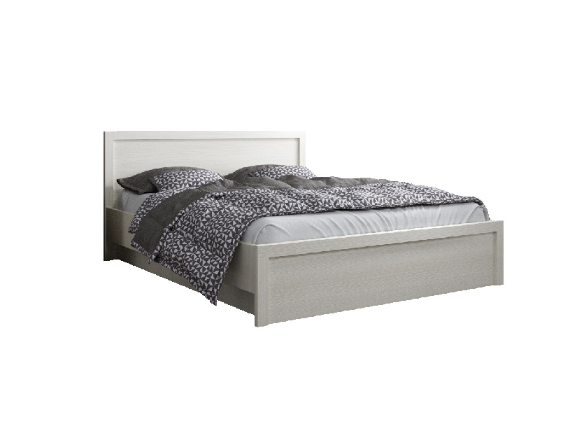Bračni krevet 160 cm Jolene (bijela) (s podnicom)