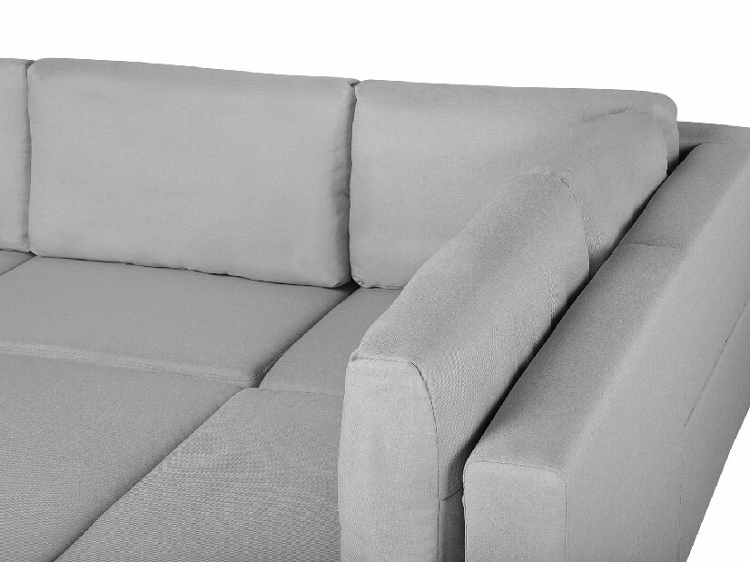 Modularna sofa u obliku slova U FELLE (poliester) (siva) (za 6 osoba)