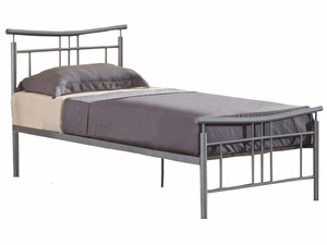 Jednostruki krevet 90 cm Daija 90 (srebrna mat)