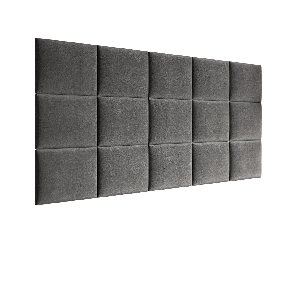 Tapeciran zidni panel (2 kom.) Pazara 40x30 cm (siva) *rasprodaja