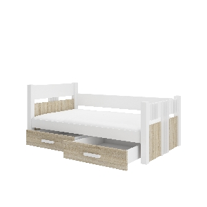 Dječji krevet 200x90 cm s madracem Buppi (sonoma)