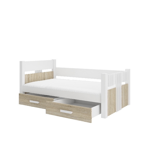 Dječji krevet 180x80 cm s madracem Buppi (sonoma)