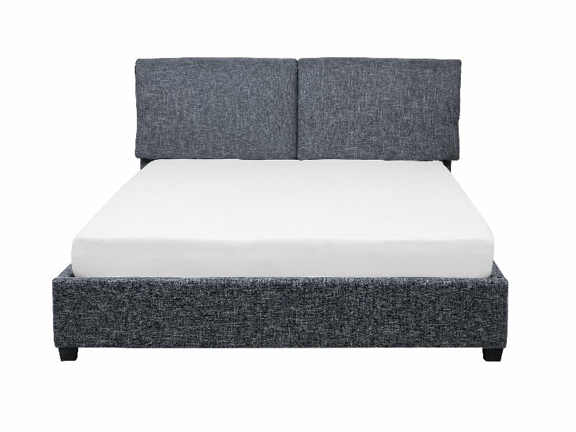 Bračni krevet 140 cm BELLA (s podnicom) (siva)
