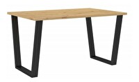 Blagovaonski stol Carol 138x67 (hrast artisan) (za 4 do 6 osoba)