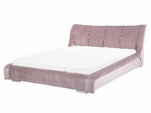 Vodeni bračni krevet 160 cm Nanty (ružičasta)