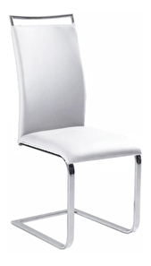 Blagovaonska stolica Berion (bijela + krom)  