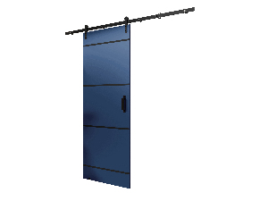 Klizna vrata 90 cm Lorriane IV (tamno plava)