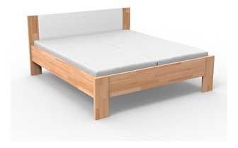 Bračni krevet 210x180 cm Nicky tapecirano uzglavlje (masiv)