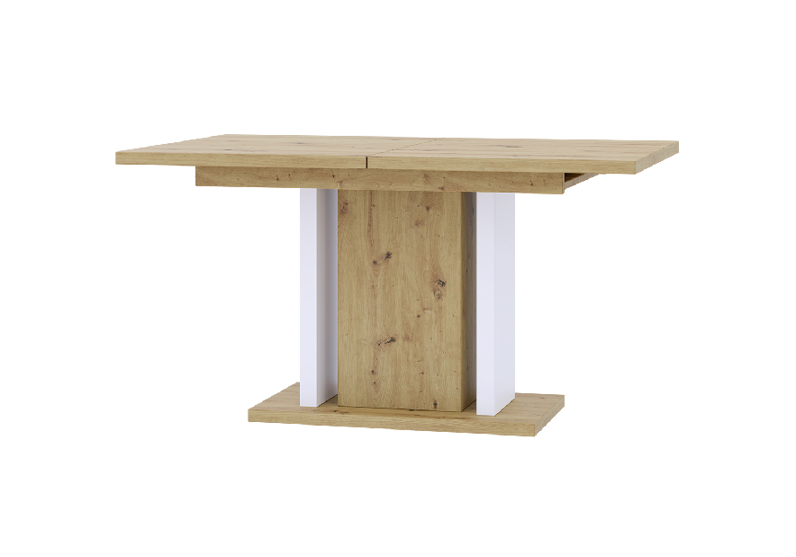 Blagovaonski stol Wogrun (artisan + bijela) (za 6 do 8 osoba)