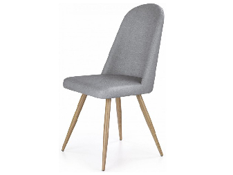 Blagovaonska stolica K214 (siva + hrast medeni)