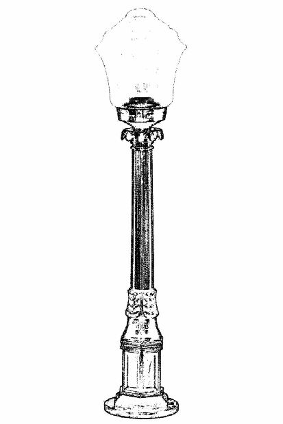 Vanjska podna svjetiljka Sufyan (crna)