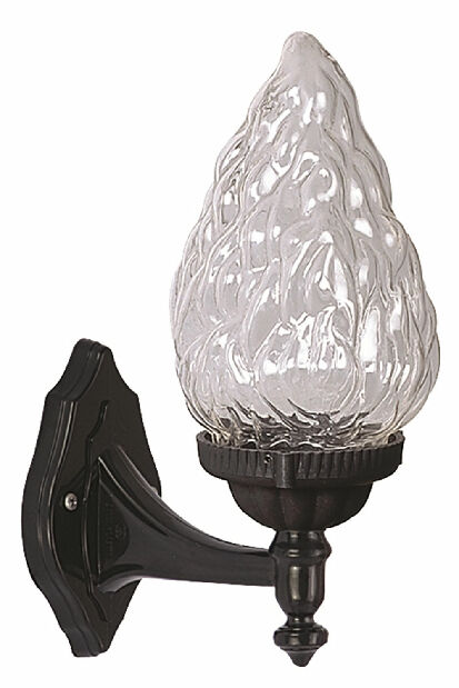 Vanjska zidna svjetiljka Deryn (crna)