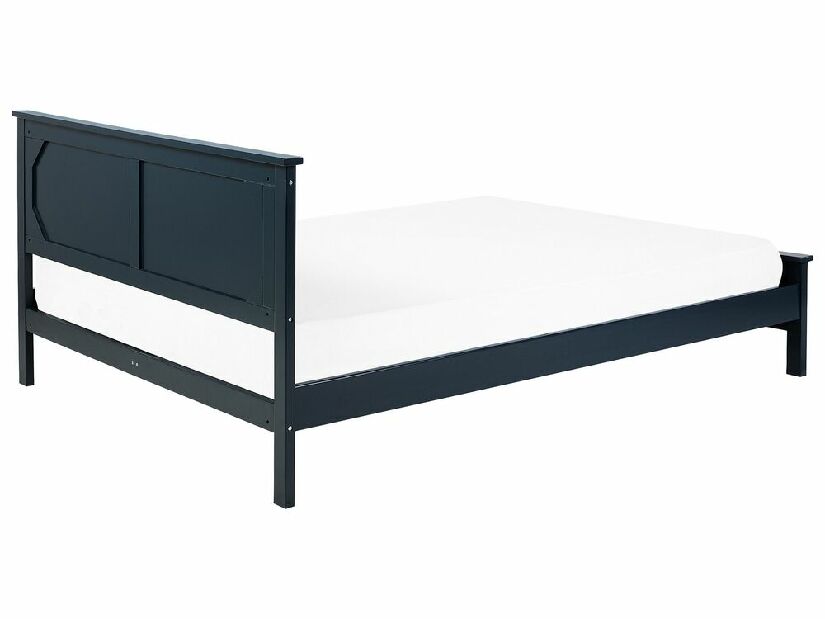 Bračni krevet 180 cm OLIVE (s podnicom) (plava)