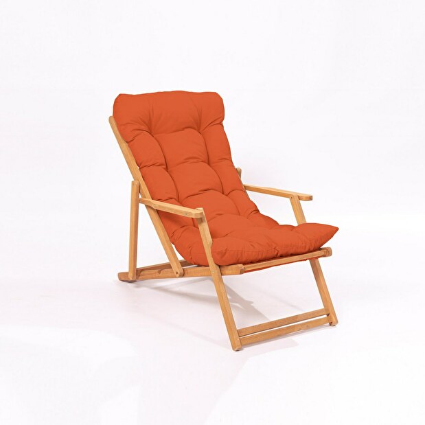 Vrtni set stol i stolice (3 komada) Minnie (narančasta + prirodna)