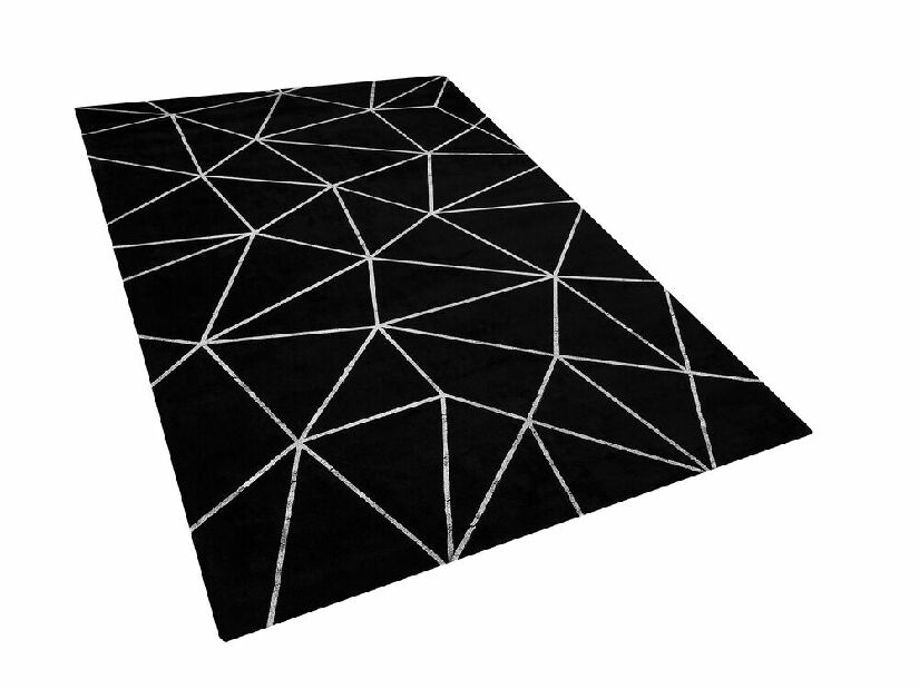 Tepih 140x200 cm HAZVE (tkanina) (crna)